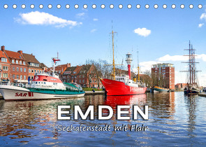EMDEN Seehafenstadt mit Flair (Tischkalender 2023 DIN A5 quer) von Dreegmeyer,  Andrea