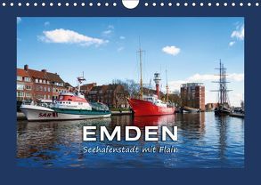 EMDEN Seehafenstadt mit Flair (Wandkalender 2018 DIN A4 quer) von Dreegmeyer,  Andrea