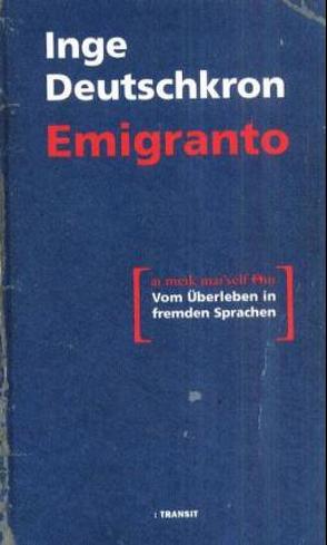 Emigranto von Deutschkron,  Inge