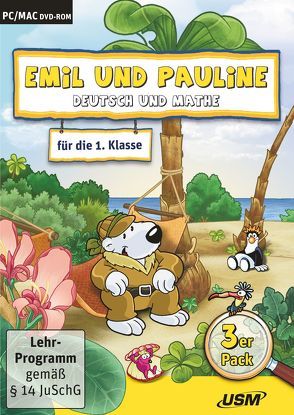 Emil und Pauline 3 in 1 Bundle – Deutsch und Mathe für die 1. Klasse von Bartl,  Almuth