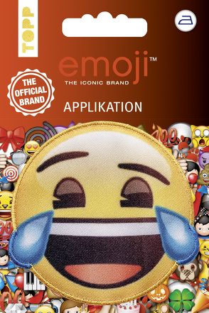 Emoji Applikation Lachen mit Tränen von frechverlag