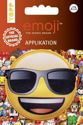 Emoji Applikation Sonnenbrille von frechverlag