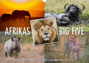 Emotionale Momente: Afrikas Big Five / CH-Version (Wandkalender 2023 DIN A3 quer) von Gerlach GDT,  Ingo