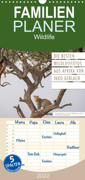 Familienplaner Emotionale Momente: Die besten Wildlifefotos aus Afrika. (Wandkalender 2022 , 21 cm x 45 cm, hoch) von Gerlach,  Ingo