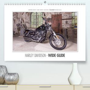 Emotionale Momente: Harley Davidson – Wide Glide / CH-Version (Premium, hochwertiger DIN A2 Wandkalender 2023, Kunstdruck in Hochglanz) von Gerlach,  Ingo
