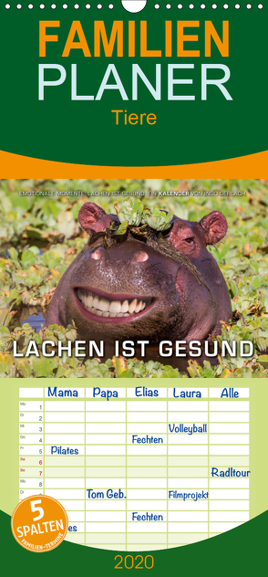 Emotionale Momente: Lachen ist gesund. – Familienplaner hoch (Wandkalender 2020 , 21 cm x 45 cm, hoch) von Gerlach,  Ingo