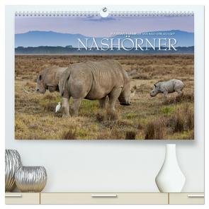 Emotionale Momente: Nashörner (hochwertiger Premium Wandkalender 2024 DIN A2 quer), Kunstdruck in Hochglanz von Gerlach GDT,  Ingo