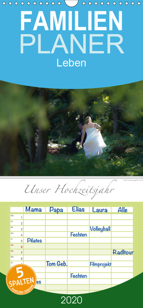 Emotionale Momente: Unser Hochzeitsjahr. – Familienplaner hoch (Wandkalender 2020 , 21 cm x 45 cm, hoch) von Gerlach,  Ingo