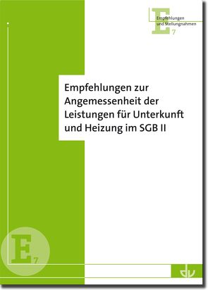 Empfehlungen zur Angemessenheit von Leistungen für Unterkunft und Heizung im SGB II