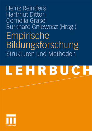 Empirische Bildungsforschung von Ditton,  Hartmut, Gniewosz,  Burkhard, Gräsel,  Cornelia, Reinders,  Heinz