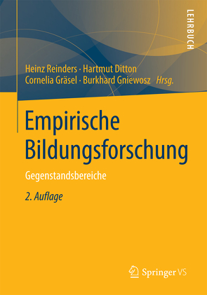 Empirische Bildungsforschung von Ditton,  Hartmut, Gniewosz,  Burkhard, Gräsel,  Cornelia, Reinders,  Heinz