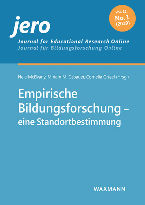 Empirische Bildungsforschung – eine Standortbestimmung von Baumert,  Jürgen, Berkemeyer,  Nils, Blossfeld,  Gwendolin Josephine, Blossfeld,  Hans-Peter, Blossfeld,  Pia Nicoletta, Eickelmann,  Birgit, Gebauer,  Miriam M., Gerick,  Julia, Gogolin,  Ingrid, Gräsel,  Cornelia, Hermstein,  Björn, Köller,  Olaf, Lenzen,  Dieter, McElvany,  Nele, Meißner,  Sebastian, Meyer,  Jennifer, Saß,  Steffani, Schwabe,  Franziska, Schwippert,  Knut, Semper,  Ina, Vennemann,  Mario, Wössmann,  Ludger