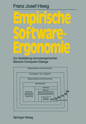 Empirische Software-Ergonomie von Heeg,  Franz J.