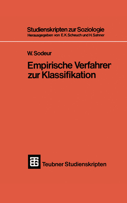 Empirische Verfahren zur Klassifikation von Sodeur,  W.