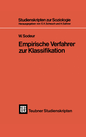 Empirische Verfahren zur Klassifikation von Sodeur,  W.