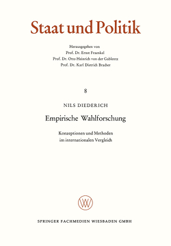 Empirische Wahlforschung von Diederich,  Nils