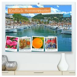 Endlich Sommerpause – Ein ganzer Juni in Mallorcas Port de Sóller (hochwertiger Premium Wandkalender 2024 DIN A2 quer), Kunstdruck in Hochglanz von Felix,  Holger