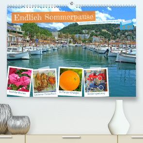 Endlich Sommerpause – Ein ganzer Juni in Mallorcas Port de Sóller (Premium, hochwertiger DIN A2 Wandkalender 2023, Kunstdruck in Hochglanz) von Felix,  Holger