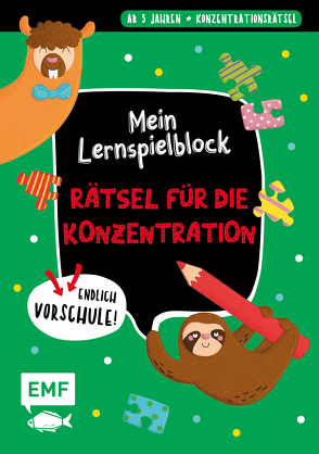 Endlich Vorschule! Mein Lernspielblock – Konzentrationsrätsel von Thißen,  Sandy