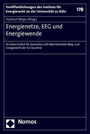 Energienetze, EEG und Energiewende von Weyer,  Hartmut