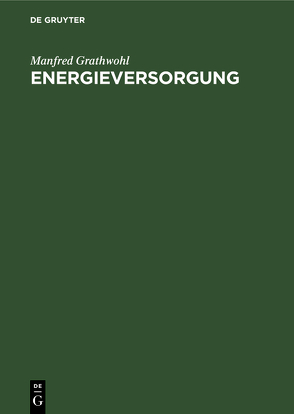 Energieversorgung von Grathwohl,  Manfred