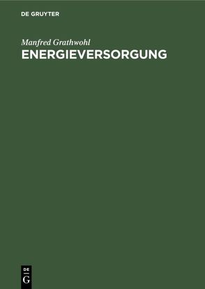 Energieversorgung von Grathwohl,  Manfred
