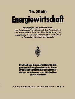 Energiewirtschaft von Stein,  Th.