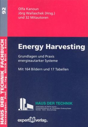 Energy Harvesting von Kanoun,  Olfa, Wallaschek,  Jörg