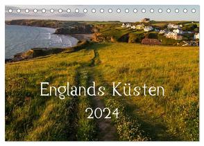 Englands Küsten 2024 (Tischkalender 2024 DIN A5 quer), CALVENDO Monatskalender von Zill,  Michael