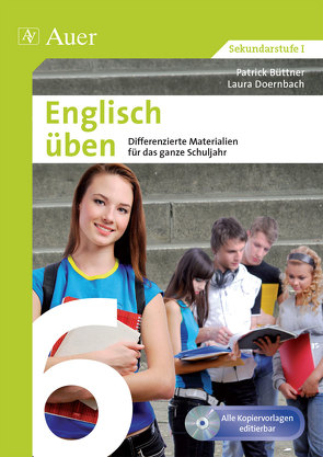 Englisch üben Klasse 6 von Büttner,  Patrick, Doernbach,  Laura