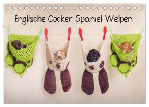 Englische Cocker Spaniel Welpen (Tischkalender 2024 DIN A5 quer), CALVENDO Monatskalender von Wobith Photography - FotosVonMaja,  Sabrina