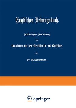 Englisches Uebungsbuch von Sonnenburg,  Rudolf