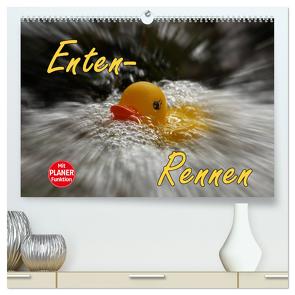 Enten-Rennen (hochwertiger Premium Wandkalender 2024 DIN A2 quer), Kunstdruck in Hochglanz von Sobottka,  Joerg