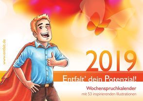 entfalt®-Kalender 2019: Entfalt‘ dein Potenzial! von Pilsl,  Franziska Vinzis