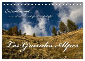 Entschleunigt … reisen durch traumhafte Landschaften „Les Grandes Alpes“ (Tischkalender 2024 DIN A5 quer), CALVENDO Monatskalender von Sulima,  Dirk