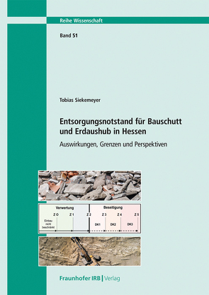 Entsorgungsnotstand für Bauschutt und Erdaushub in Hessen. von Siekemeyer,  Tobias