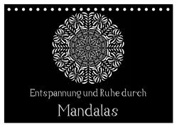 Entspannung und Ruhe durch Mandalas (Tischkalender 2024 DIN A5 quer), CALVENDO Monatskalender von Langenkamp,  Heike