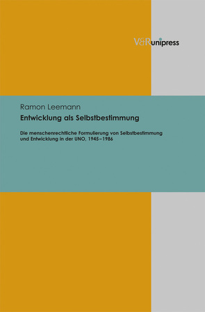 Entwicklung als Selbstbestimmung von Leemann,  Ramon