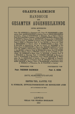 Entwicklungsgeschichte des menschlichen Auges von Nussbaum,  M.