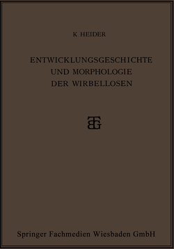 Entwicklungsgeschichte und Morphologie der Wirbellosen von Heider,  Karl