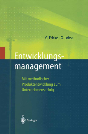 Entwicklungsmanagement von Fricke,  Gerd, Lohse,  Georg