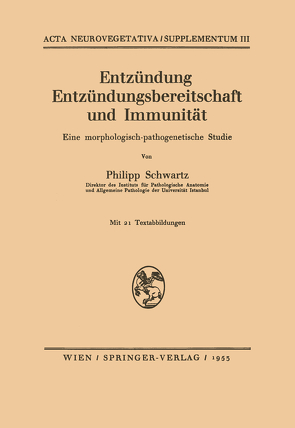 Entzündung Entzündungsbereitschaft und Immunität von Schwartz,  Philipp