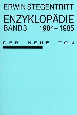 Enzyklopädie von Boltanski,  Christian, Stegentritt,  Erwin