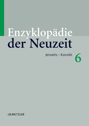 Enzyklopädie der Neuzeit von Jaeger,  Friedrich