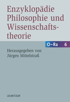 Enzyklopädie Philosophie und Wissenschaftstheorie von Mittelstraß,  Jürgen