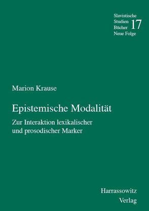 Epistemische Modalität von Krause,  Marion