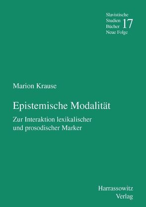 Epistemische Modalität von Krause,  Marion