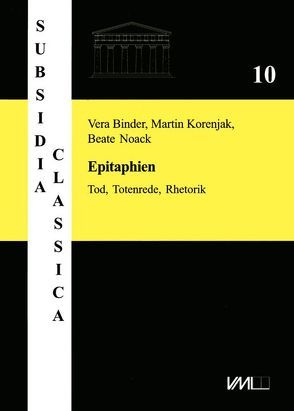 Epitaphien von Binder,  Vera, Korenjak,  Martin, Noack,  Beate