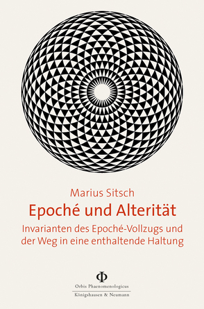 Epoché und Alterität von Sitsch,  Marius