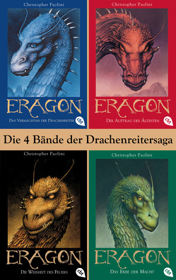 Eragon Band 1-4: Das Vermächtnis der Drachenreiter / Der Auftrag des Ältesten / Die Weisheit des Feuers / Das Erbe der Macht (4in1-Bundle) von Paolini,  Christopher